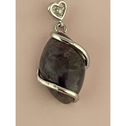 Pendentif navette Améthyste
