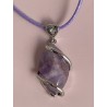 Pendentif navette Améthyste