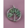 Pendentif arbre de vie et pierres