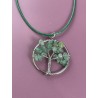 Pendentif arbre de vie et pierres