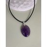 Pendentif cabochon améthyste
