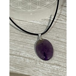 Pendentif cabochon améthyste