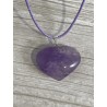 Pendentif coeur Améthyste