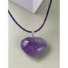 Pendentif coeur Améthyste