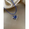 Pendentif coeur swing en Sodalite