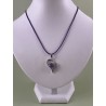 Pendentif coeur swing en Améthyste