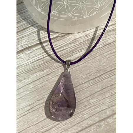 Pendentif goutte Améthyste