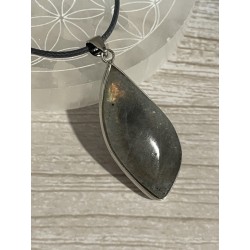 Pendentif forme libre Labradorite