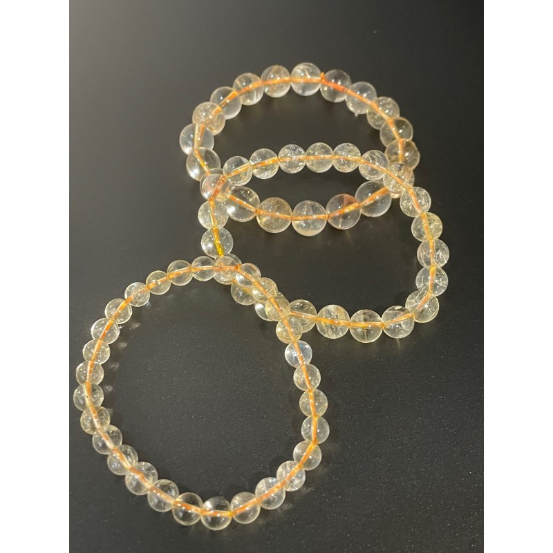Bracelet citrine naturelle
