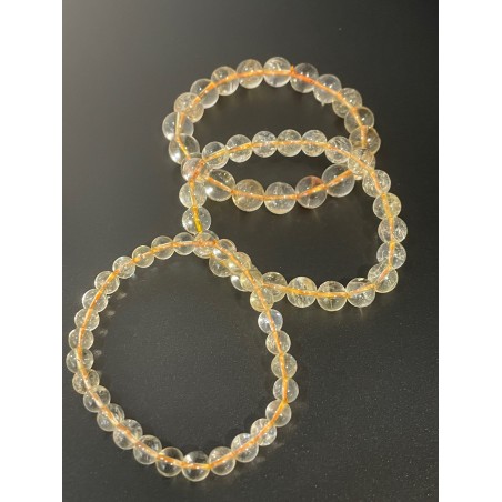 Bracelet citrine naturelle