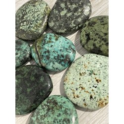 Chrysocolle - Galet plat