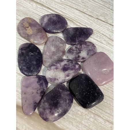 Lépidolite - Galet plat