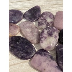Lépidolite - Galet plat