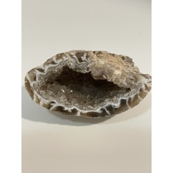 Petite géode d'agate et de quartz