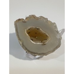 Petite géode d'agate et de quartz