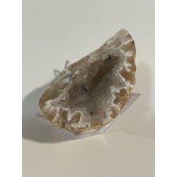 Petite géode d'agate et de quartz