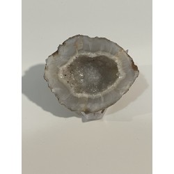 Petite géode d'agate et de quartz