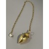 Pendule laiton goutte 001