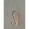 Pendule cone quartz rose