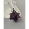 Pendule merkaba améthyste PM