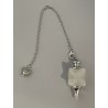 Pendule merkaba et pointe quartz