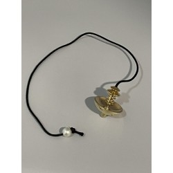 Pendule récepteur en bronze.avec cordelette