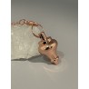 Pendule en laiton, couleur cuivre