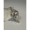 Pendule laiton Séphoroton ajouré, couleur argent