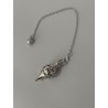 Pendule laiton Séphoroton ajouré, couleur argent