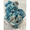 Hémimorphite bleue cristallisée