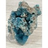 Hémimorphite bleue cristallisée