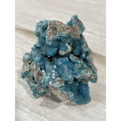 Hémimorphite bleue cristallisée