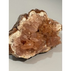 Géode améthyste rose