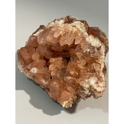 Géode améthyste rose