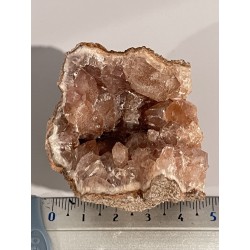 Géode améthyste rose