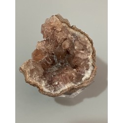 Géode améthyste rose