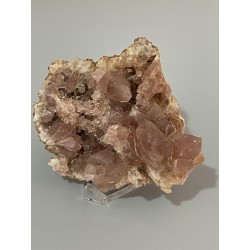 Géode d'améthyste rose