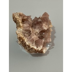 Géode d'améthyste rose