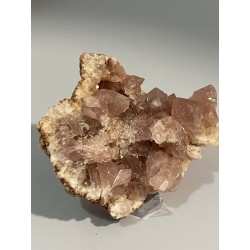 Géode d'améthyste rose