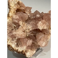 Géode d'améthyste rose