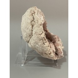 Géode améthyste rose