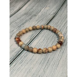 Bracelet en jaspe impérial.