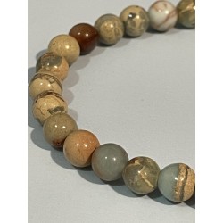 Bracelet en jaspe impérial.