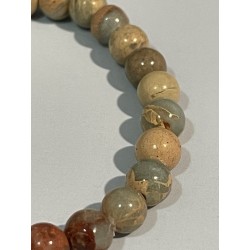 Bracelet en jaspe impérial.