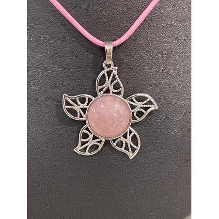 Pendentif quartz rose Pendentif quartz rose