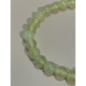 Bracelet en Jade de Chine ou "New Jade", perles 6 mm