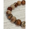 Bracelet en Jaspe bréchique 10 mm