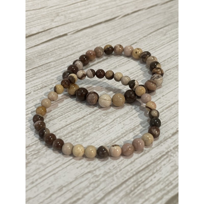 Bracelet jaspe cappuccino