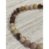 Bracelet jaspe cappuccino 6 mm