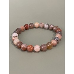 Bracelet agate abricot